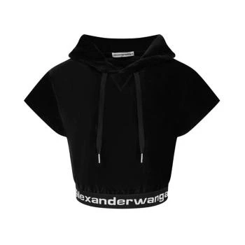 推荐ALEXANDER WANG 黑色女士卫衣/帽衫 4CC1201106-001商品