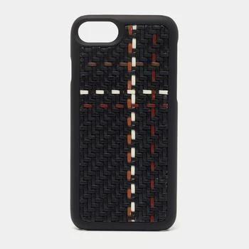 推荐Ermenegildo Zegna Black Woven Leather iPhone 6 Cover商品