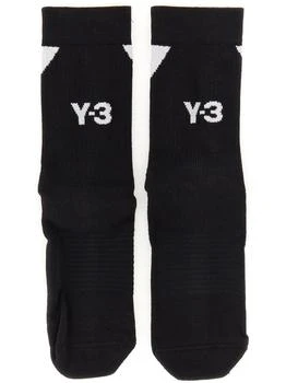推荐Y-3 Logo Intarsia-Knitted Ankle Length Socks商品