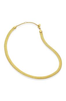 商品Savvy Cie Jewels | Herringbone Wide Chain Necklace,商家Nordstrom Rack,价格¥290图片