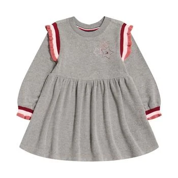 Tommy Hilfiger | Little Girls 1 Piece Ruffle-Trim Heather Sweater Dress 6.0折