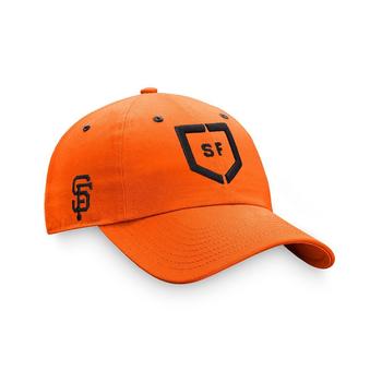 Fanatics | Men's Branded Orange San Francisco Giants Iconic Home Plate Adjustable Hat商品图片,
