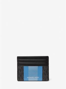 商品Hudson Logo Stripe Tall Card Case,商家Michael Kors,价格¥214图片