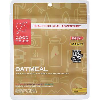商品Good To-Go Gluten Free Oatmeal - Single Serving,商家Moosejaw,价格¥48图片