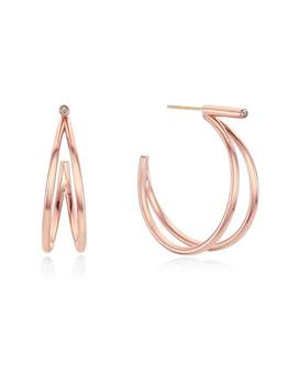 商品hyeres-lor | Noiu Double Circle Silver Earrings - Pink,商家W Concept,价格¥1599图片