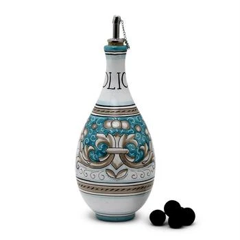 Artistica - Deruta of Italy | Deruta Colori: Traditional Olive Oil Bottle With Pourer OLIVE OIL BOTTLES,商家Verishop,价格¥1072