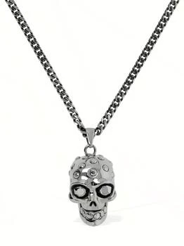 Alexander McQueen | Jeweled Skull Brass Necklace 