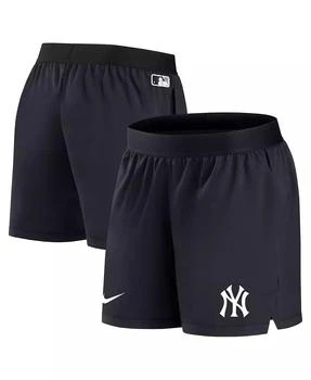 NIKE | Women's Navy New York Yankees Authentic Collection Team Performance Shorts,商家Macy's,价格¥254