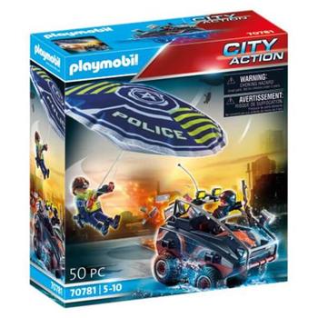 推荐Playmobil Police Parachute with Amphibious Vehicle (70781)商品