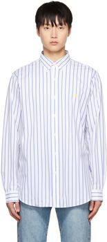 Ralph Lauren | White Striped Shirt商品图片,
