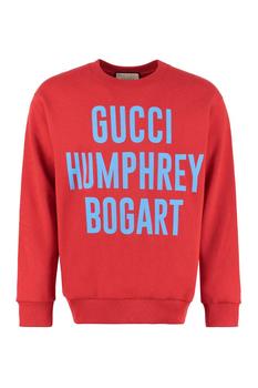 Gucci | Gucci Humphrey Bogart Print Crewneck Sweatshirt商品图片,