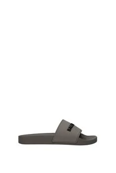 Balenciaga | Slippers and clogs Rubber Gray Black 7.1折