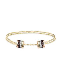 商品Quatre Classique 18K Gold & Diamond Chain Bracelet图片