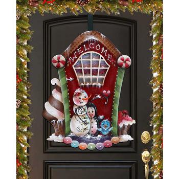商品Designocracy | Season of Sweet Christmas Wooden Wall Decor Door Decor J. Mills-Price,商家Macy's,价格¥1130图片