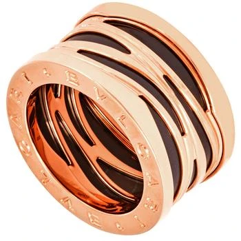 BVLGARI | B.Zero 1 18kt Rose Gold and Black Ceramic Ring,商家Jomashop,价格¥16453