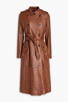 商品Muubaa | Inga leather trench coat,商家THE OUTNET US,价格¥3986图片