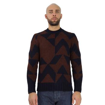 推荐Moncler Mens Geometric Pattern Knitted Crewneck Sweater, Size Small商品