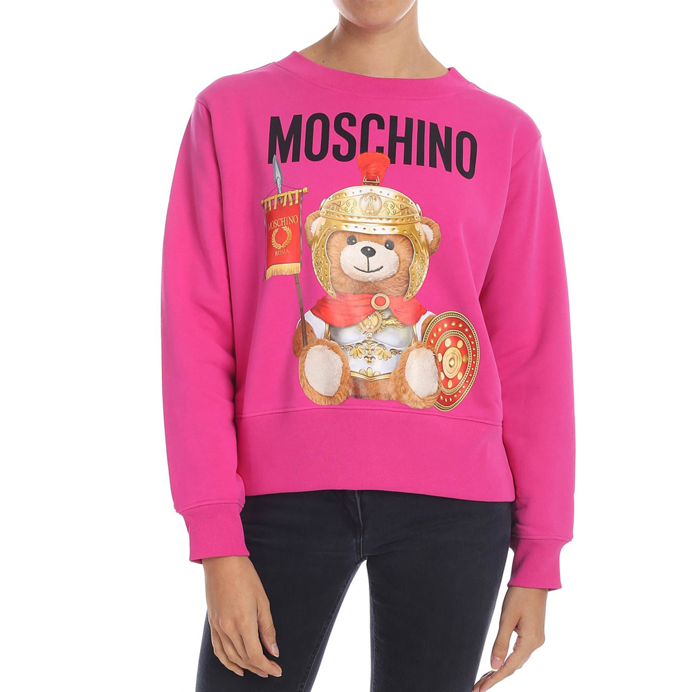 时尚莫斯奇诺卫衣女装, Moschino | MOSCHINO 女粉色女士卫衣/帽衫 EV1702-5527-2219商品图片 独家减免邮费