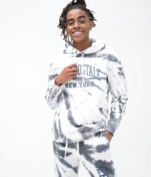 推荐Aeropostale Men's New York Tie-Dye Pullover Hoodie商品