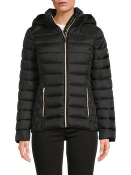 Michael Kors | Missy Packable Hooded Puffer Jacket,商家Saks OFF 5TH,价格¥544