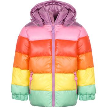 推荐Colourful rainbow stripes puffer jacket商品