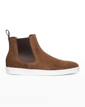 推荐Men's Suede Chelsea Boot Sneakers商品