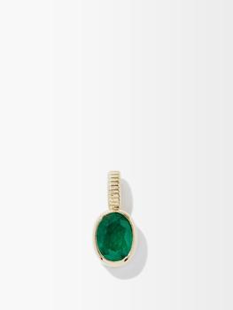 商品Viltier | Magnetic emerald & 18kt gold charm,商家MATCHESFASHION,价格¥34680图片