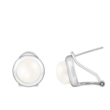Splendid Pearls | Sterling Silver 8-9mm Pearl Earrings商品图片,