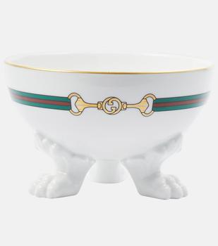 商品Gucci | Web条纹陶瓷小狗碗,商家MyTheresa CN,价格¥6146图片