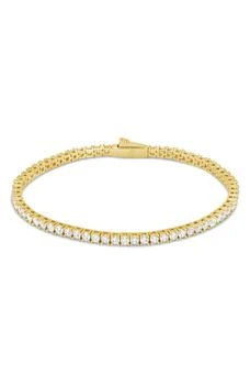 Sterling Forever | 14K Gold Plated Cubic Zirconia Tennis Bracelet,商家Nordstrom Rack,价格¥240