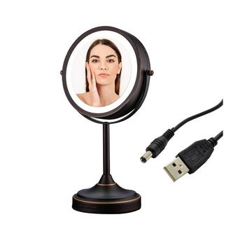 商品OVENTE | 7" Dual Sided Tabletop Makeup Mirror with LED,商家Macy's,价格¥369图片