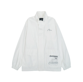 商品Evisu | 【享贝家】（国内现货-QD）Evisu 福神 新款户外运动休闲防风外套 男女同款 白色 ET1MJP801WH,商家xiangbeiguoji,价格¥455图片