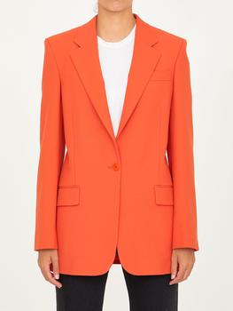Stella McCartney | Stella McCartney Single-breasted Orange Jacket商品图片,