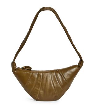 Lemaire | Medium Leather Croissant Shoulder Bag商品图片,