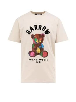 BARROW | Barrow Logo Printed Crewneck T-Shirt,商家Cettire,价格¥494