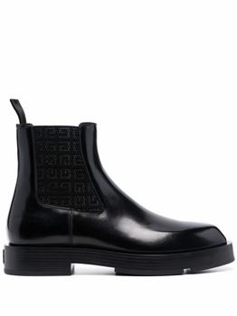 Givenchy | GIVENCHY - Squared Leather Anlke Boots商品图片,