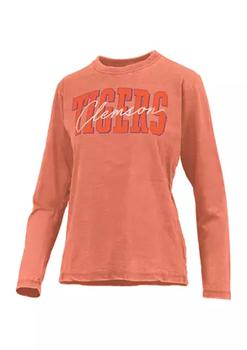 推荐NCAA Clemson Tigers Long Sleeve Vintage Graphic T-Shirt商品