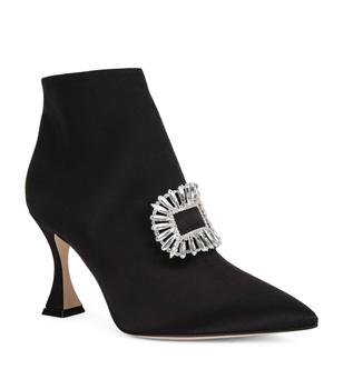 Manolo Blahnik直邮, Manolo Blahnik | Satin Cantita Ankle Boots 90商品图片 