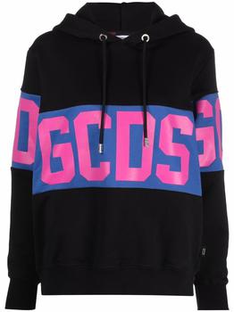 GCDS | Gcds Womens Black Cotton Sweatshirt商品图片,