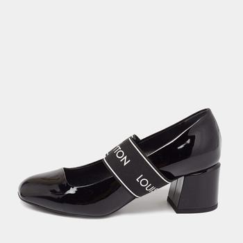 lv鞋, [二手商品] Louis Vuitton | Louis Vuitton Black Patent Leather Uncover Pumps Size 36商品图片 9.2折, 满1件减$100, 满减