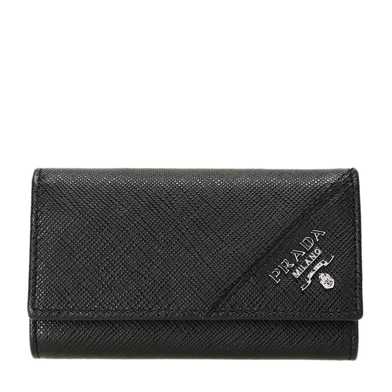Prada | Prada 普拉达 黑色真皮男士钥匙包 2PG222-QME-F0002,商家Beyond Italylux,价格¥3263