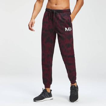 推荐MP Men's Adapt Tie Dye Joggers - Black/Merlot商品