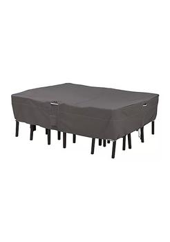 商品Taupe Collection Oval Rectangle Patio Table and Chair Premium Outdoor Furniture Cover with Durable and Water Resistant Fabric, Large图片