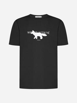 推荐Profile Fox Stamp cotton t-shirt商品