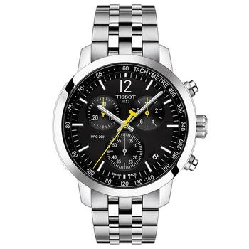Tissot | Men's Swiss Chronograph PRC 200 Stainless Steel Bracelet Watch 43mm,商家Macy's,价格¥4001
