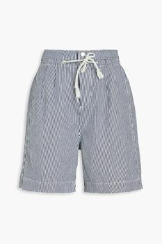 商品ba&sh | Osiris embroidered striped cotton-blend jacquard shorts,商家THE OUTNET US,价格¥397图片