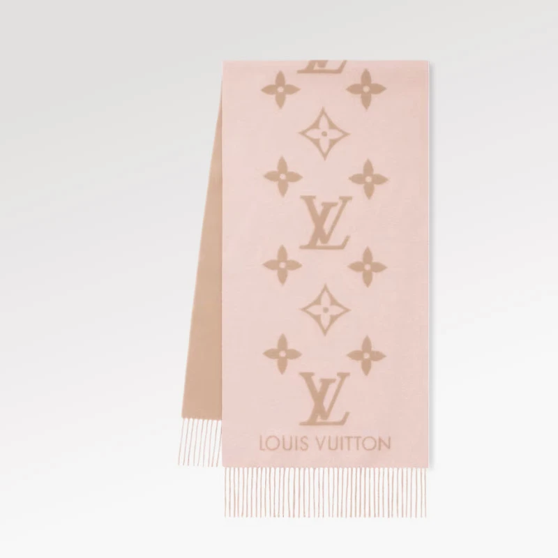 推荐Louis Vuitton 路易威登玫瑰色山羊绒围巾M78908商品