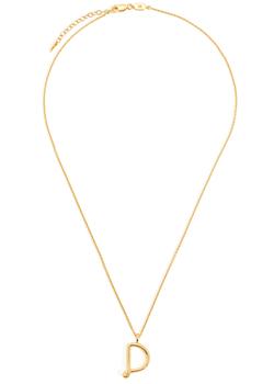 Missoma | D initial 18kt gold-plated necklace商品图片,