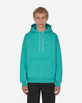 Nike户外用品, NIKE | Solo Swoosh Hooded Sweatshirt Blue商品图片 5.4折×额外8.6折, 额外八六折