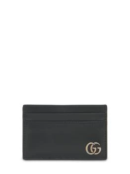 Gucci | Gg Marmont Leather Card Holder,商家LUISAVIAROMA,价格¥2131